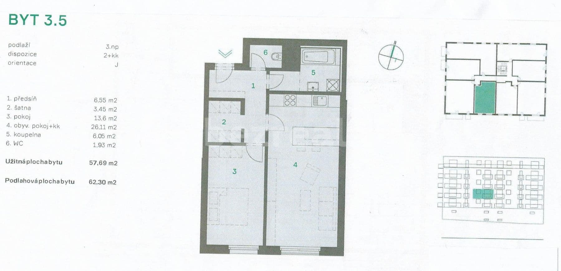 1 bedroom with open-plan kitchen flat to rent, 62 m², Na Náhonu, Beroun, Středočeský Region 1 bedroom with open-plan kitchen flat to rent, 62 m², Na Náhonu, Beroun, Středočeský Region