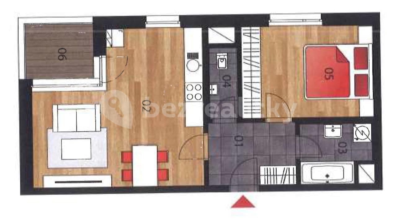 1 bedroom with open-plan kitchen flat to rent, 57 m², Kačirkova, Prague, Prague 1 bedroom with open-plan kitchen flat to rent, 57 m², Kačirkova, Prague, Prague