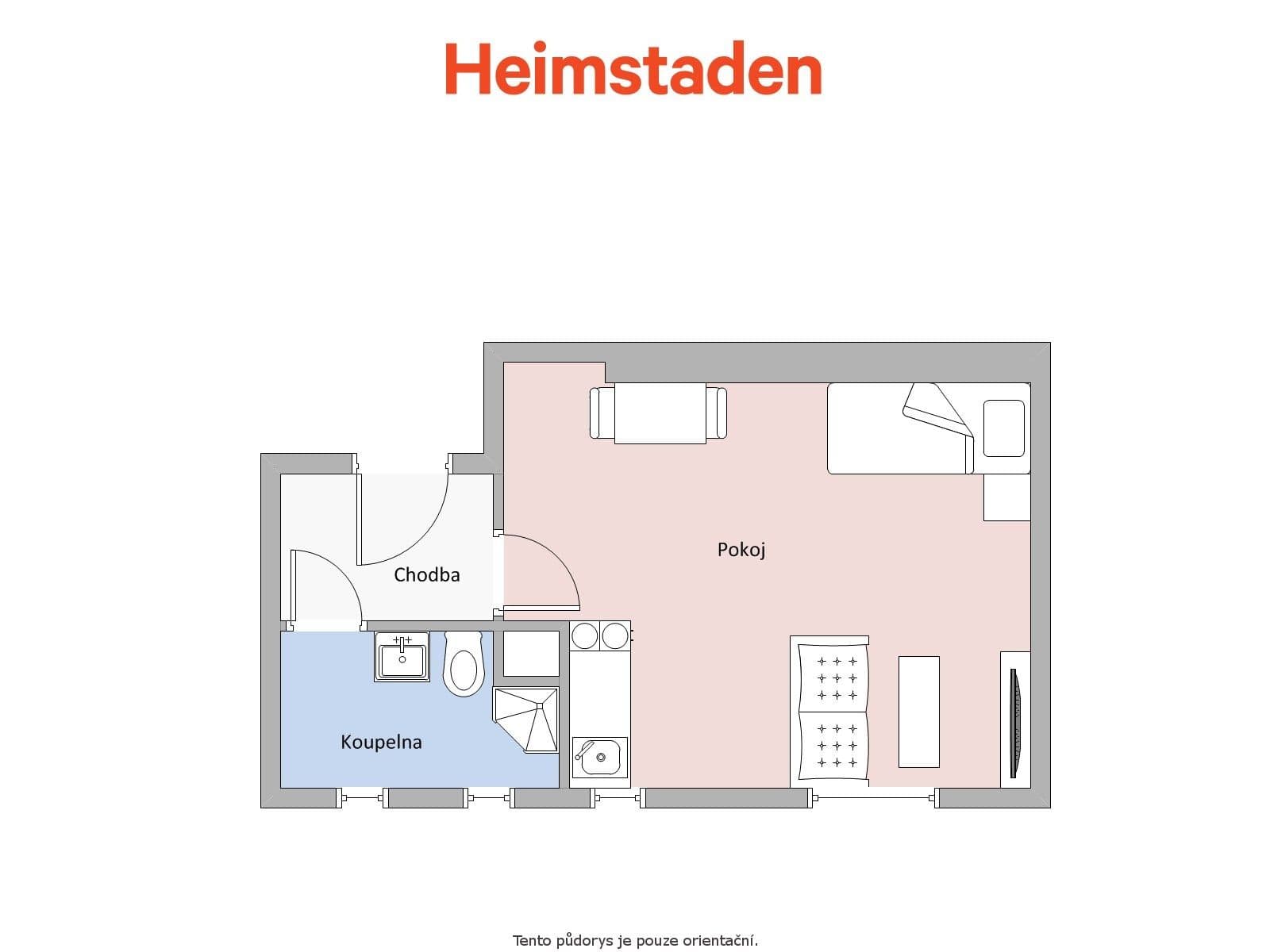 Studio flat to rent, 28 m², U Nádraží, Havířov, Moravskoslezský Region Studio flat to rent, 28 m², U Nádraží, Havířov, Moravskoslezský Region