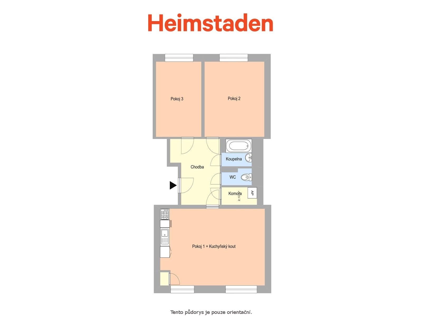 2 bedroom with open-plan kitchen flat to rent, 78 m², Hlavní třída, Havířov, Moravskoslezský Region 2 bedroom with open-plan kitchen flat to rent, 78 m², Hlavní třída, Havířov, Moravskoslezský Region