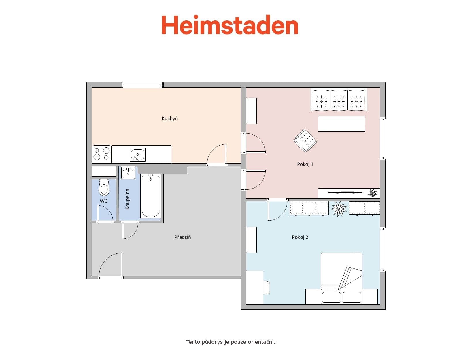 2 bedroom flat to rent, 53 m², Jana Švermy, Havířov, Moravskoslezský Region 2 bedroom flat to rent, 53 m², Jana Švermy, Havířov, Moravskoslezský Region