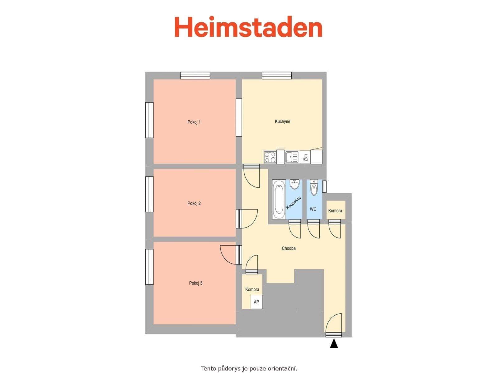 3 bedroom flat to rent, 82 m², Hlavní třída, Havířov, Moravskoslezský Region 3 bedroom flat to rent, 82 m², Hlavní třída, Havířov, Moravskoslezský Region
