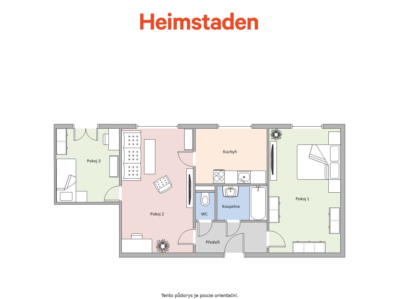 3 bedroom flat to rent, 63 m², Národní třída, Havířov, Moravskoslezský Region 3 bedroom flat to rent, 63 m², Národní třída, Havířov, Moravskoslezský Region