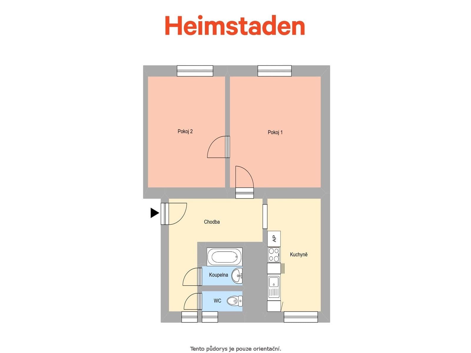 2 bedroom flat to rent, 54 m², Na Nábřeží, Havířov, Moravskoslezský Region 2 bedroom flat to rent, 54 m², Na Nábřeží, Havířov, Moravskoslezský Region