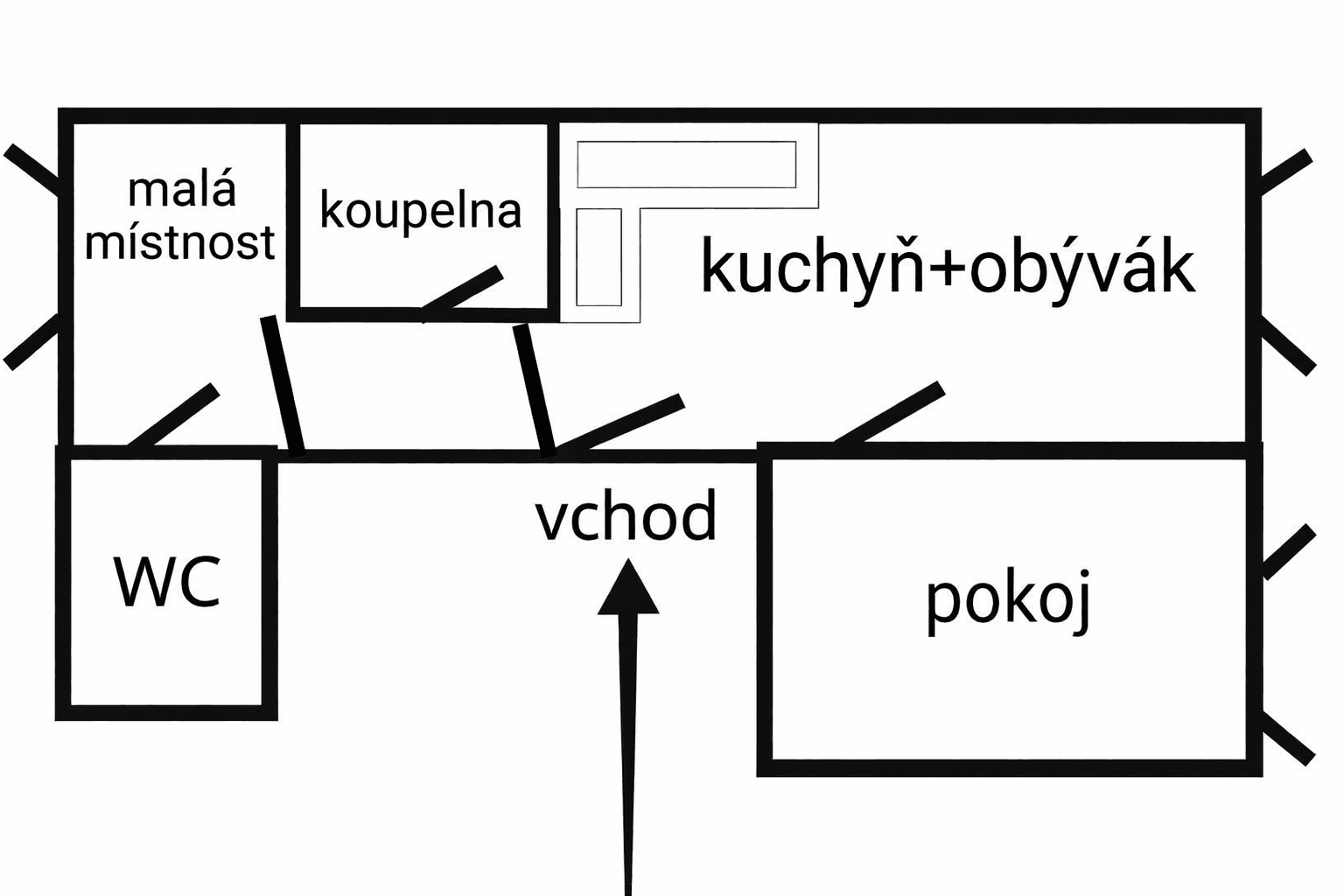 1 bedroom with open-plan kitchen flat to rent, 45 m², Kasejovice, Plzeňský Region 1 bedroom with open-plan kitchen flat to rent, 45 m², Kasejovice, Plzeňský Region