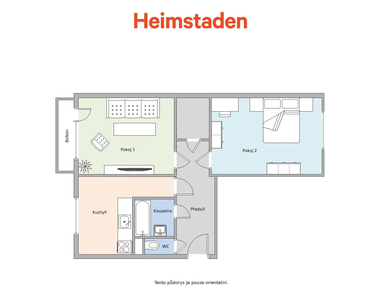 2 bedroom flat to rent, 57 m², Masarykova třída, Orlová, Moravskoslezský Region 2 bedroom flat to rent, 57 m², Masarykova třída, Orlová, Moravskoslezský Region