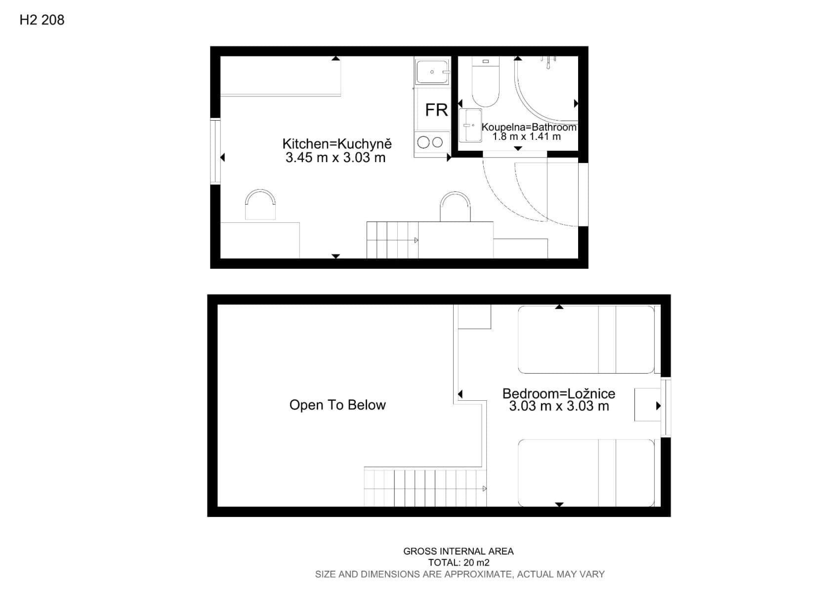 Studio flat to rent, 23 m², Mendlovo náměstí, Brno, Jihomoravský Region Studio flat to rent, 23 m², Mendlovo náměstí, Brno, Jihomoravský Region
