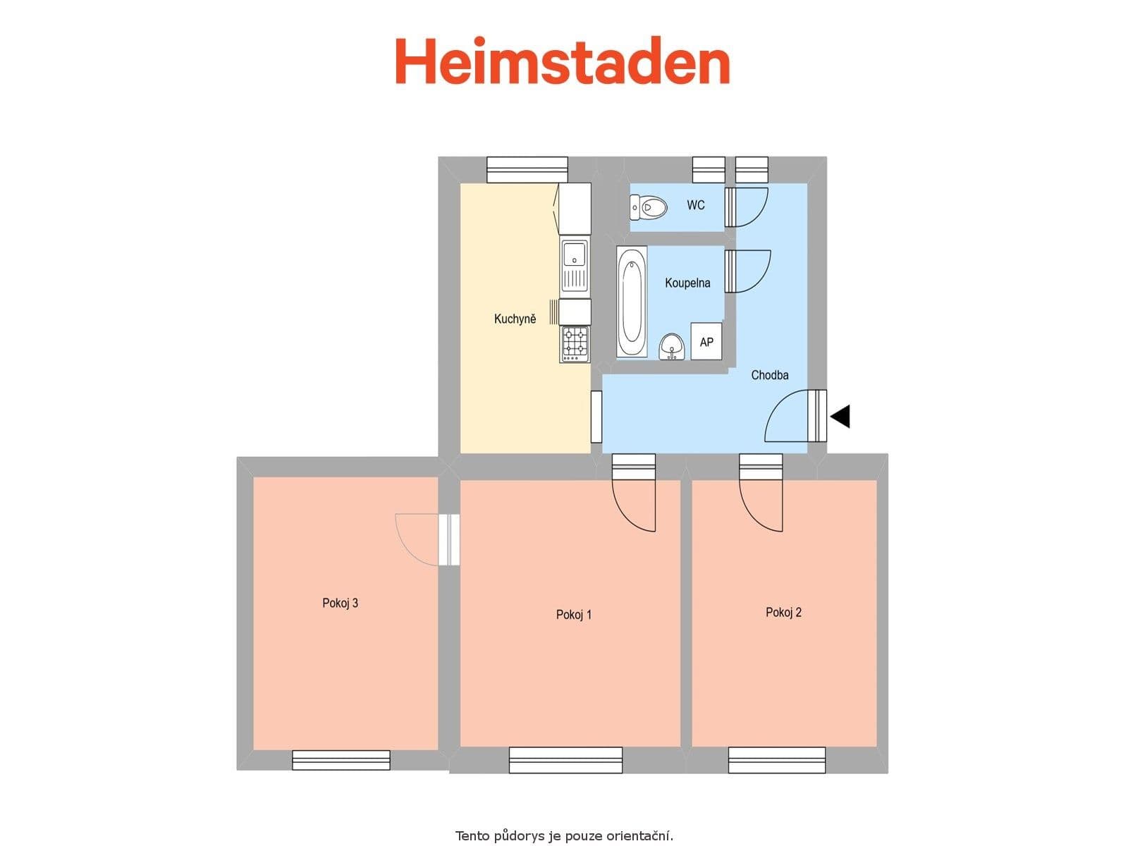 3 bedroom flat to rent, 69 m², Hlavní třída, Havířov, Moravskoslezský Region 3 bedroom flat to rent, 69 m², Hlavní třída, Havířov, Moravskoslezský Region