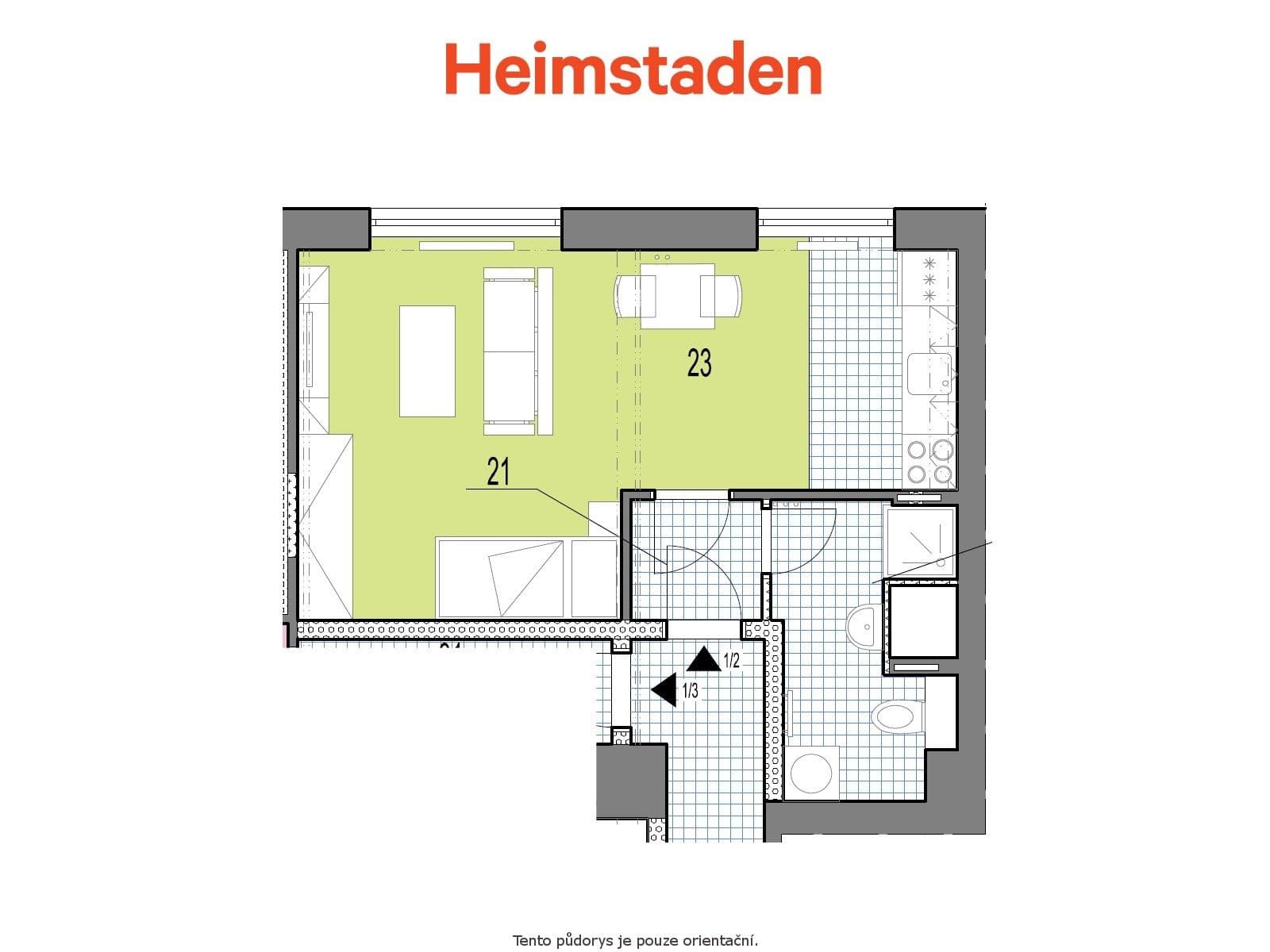 Studio flat to rent, 24 m², Lipová, Frýdek-Místek, Moravskoslezský Region Studio flat to rent, 24 m², Lipová, Frýdek-Místek, Moravskoslezský Region