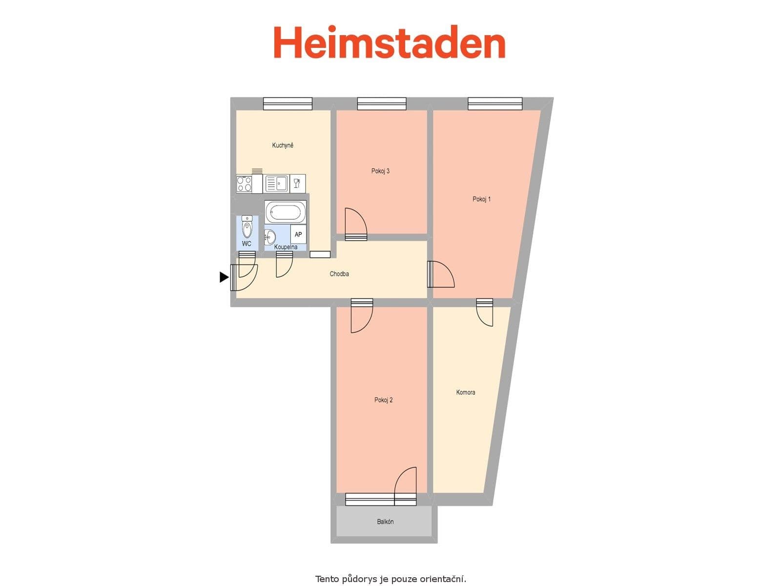 3 bedroom flat to rent, 75 m², Viaduktová, Český Těšín, Moravskoslezský Region 3 bedroom flat to rent, 75 m², Viaduktová, Český Těšín, Moravskoslezský Region