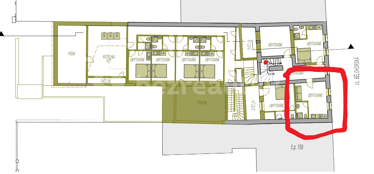 Small studio flat to rent, 35 m², Bělohorská, Prague, Prague Small studio flat to rent, 35 m², Bělohorská, Prague, Prague