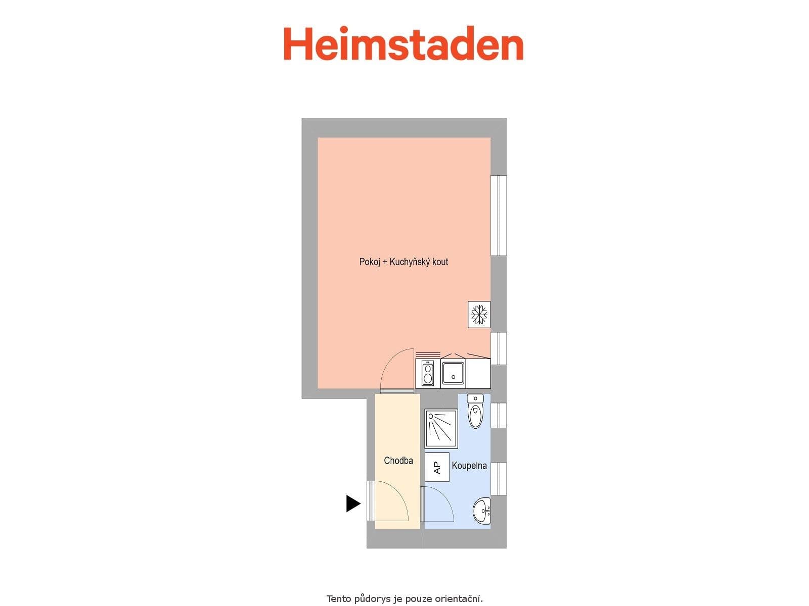 Studio flat to rent, 28 m², Kapitána Jasioka, Havířov, Moravskoslezský Region Studio flat to rent, 28 m², Kapitána Jasioka, Havířov, Moravskoslezský Region