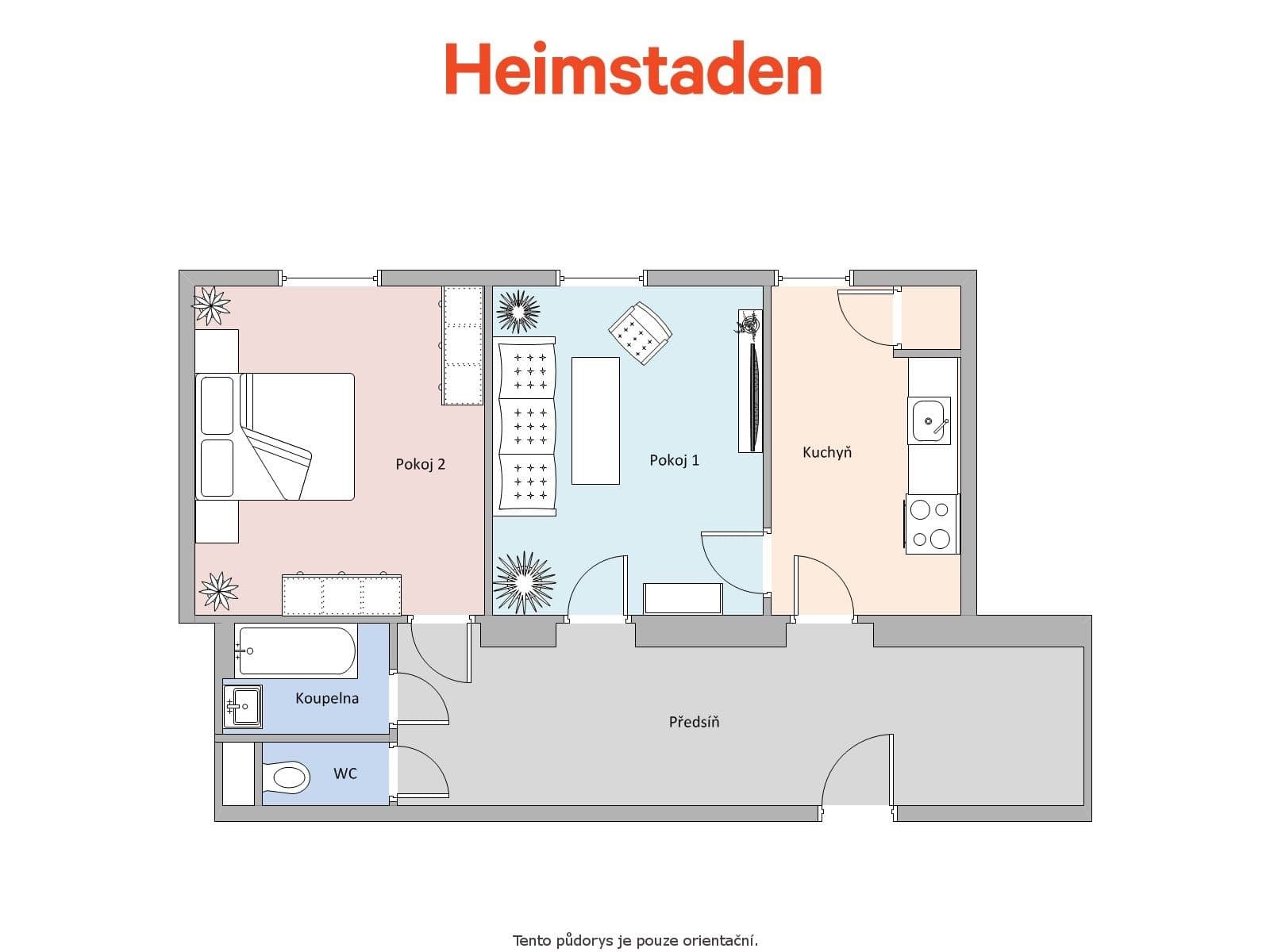 2 bedroom flat to rent, 59 m², Československé armády, Havířov, Moravskoslezský Region 2 bedroom flat to rent, 59 m², Československé armády, Havířov, Moravskoslezský Region