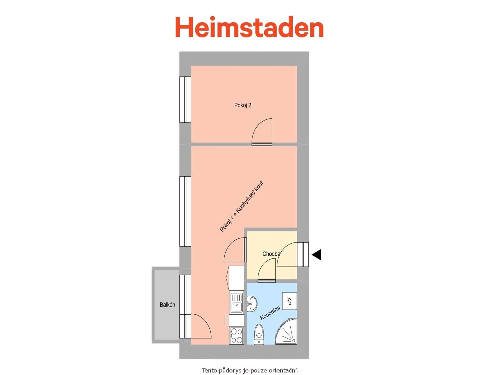 1 bedroom with open-plan kitchen flat to rent, 38 m², Kapitána Jasioka, Havířov, Moravskoslezský Region 1 bedroom with open-plan kitchen flat to rent, 38 m², Kapitána Jasioka, Havířov, Moravskoslezský Region