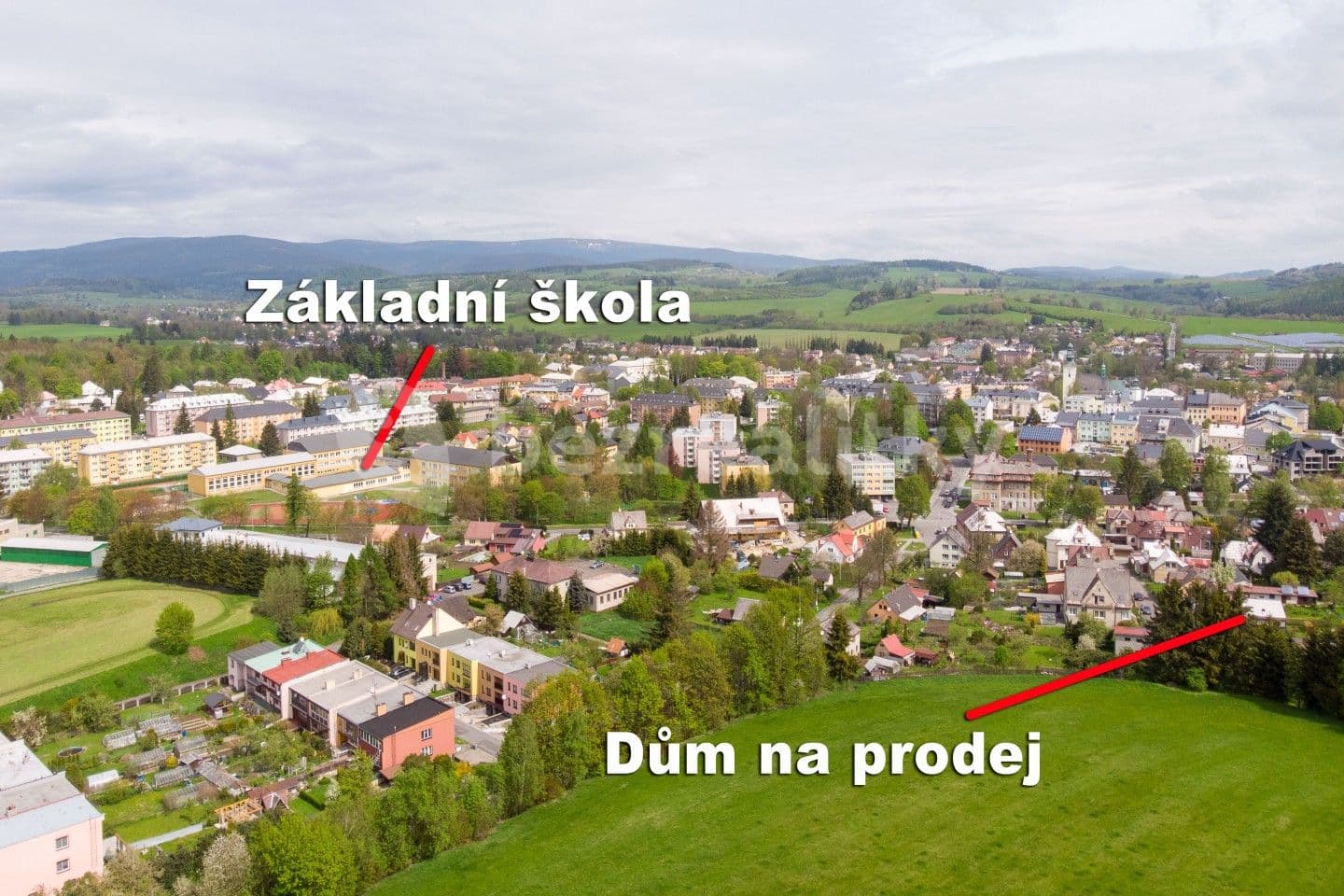 house for sale, 166 m², Komenského, Rýmařov, Moravskoslezský Region