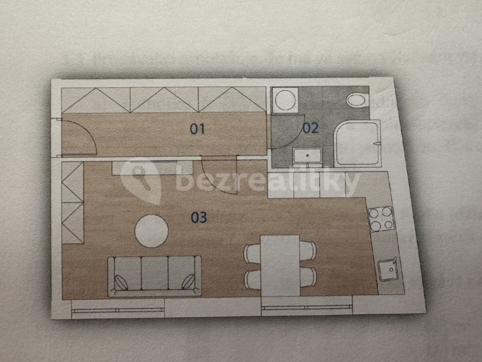 Studio flat to rent, 38 m², Prague, Prague Studio flat to rent, 38 m², Prague, Prague