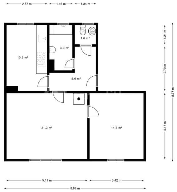 4 bedroom flat for sale, 110 m², Letecká, Milovice, Středočeský Region