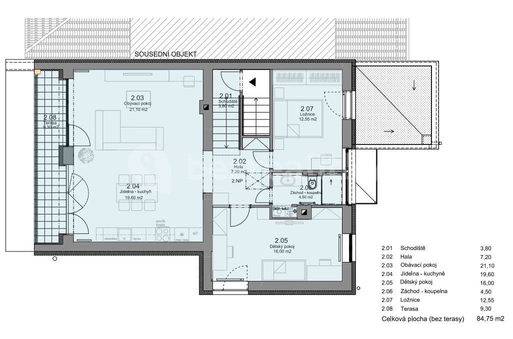 2 bedroom with open-plan kitchen flat to rent, 85 m², Veverské Knínice, Jihomoravský Region 2 bedroom with open-plan kitchen flat to rent, 85 m², Veverské Knínice, Jihomoravský Region