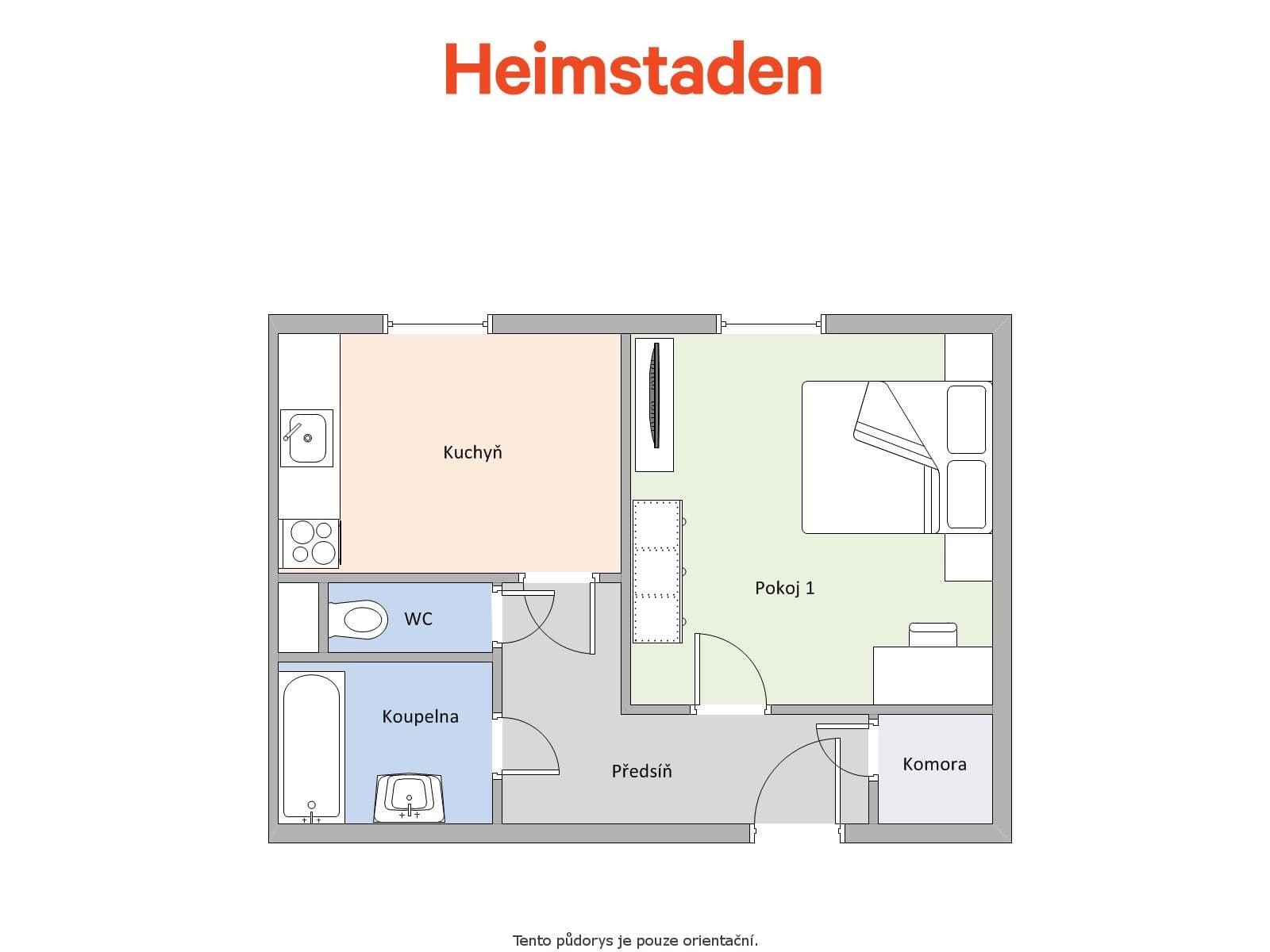 1 bedroom flat to rent, 36 m², Jurkovičova, Karviná, Moravskoslezský Region 1 bedroom flat to rent, 36 m², Jurkovičova, Karviná, Moravskoslezský Region