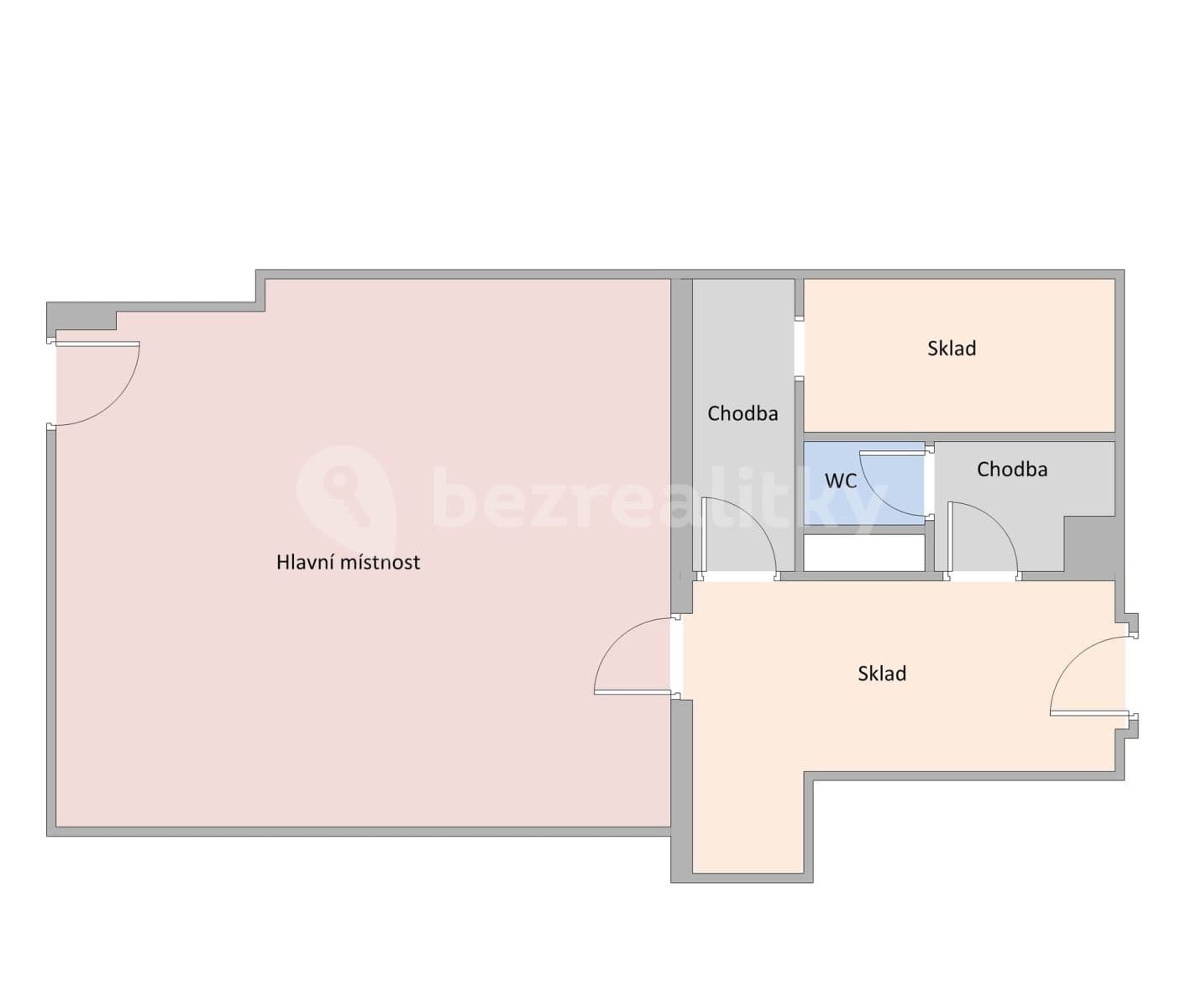 office to rent, 71 m², Hlavní třída, Havířov, Moravskoslezský Region