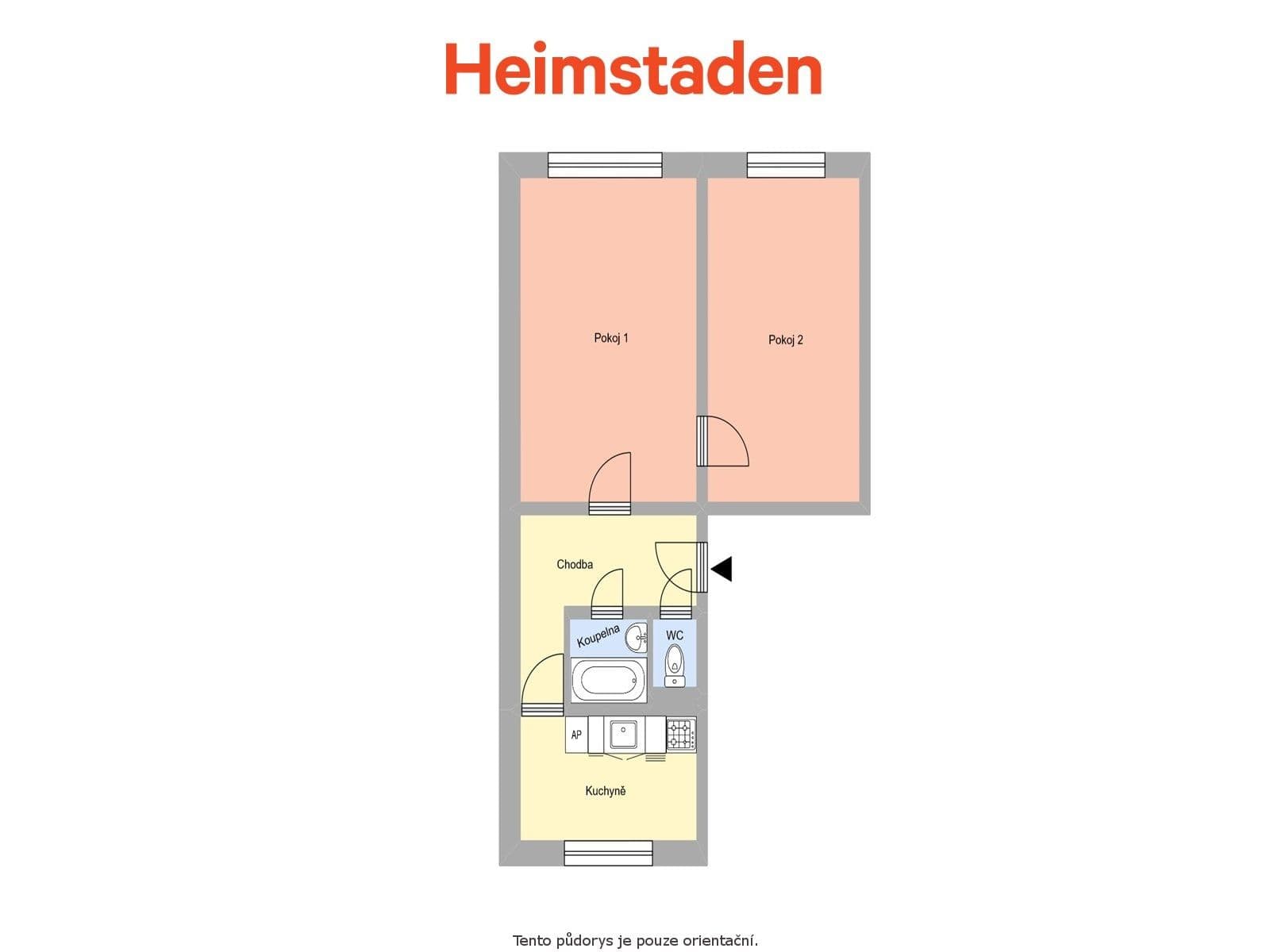2 bedroom flat to rent, 49 m², Bělská, Paskov, Moravskoslezský Region 2 bedroom flat to rent, 49 m², Bělská, Paskov, Moravskoslezský Region