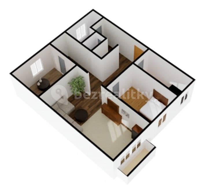 3 bedroom flat for sale, 57 m², Jihlava, Vysočina Region