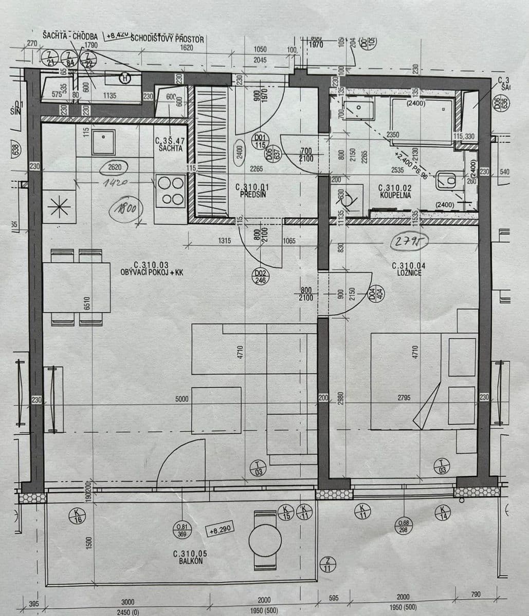 1 bedroom with open-plan kitchen flat to rent, 59 m², Františka Kadlece, Prague, Prague 1 bedroom with open-plan kitchen flat to rent, 59 m², Františka Kadlece, Prague, Prague