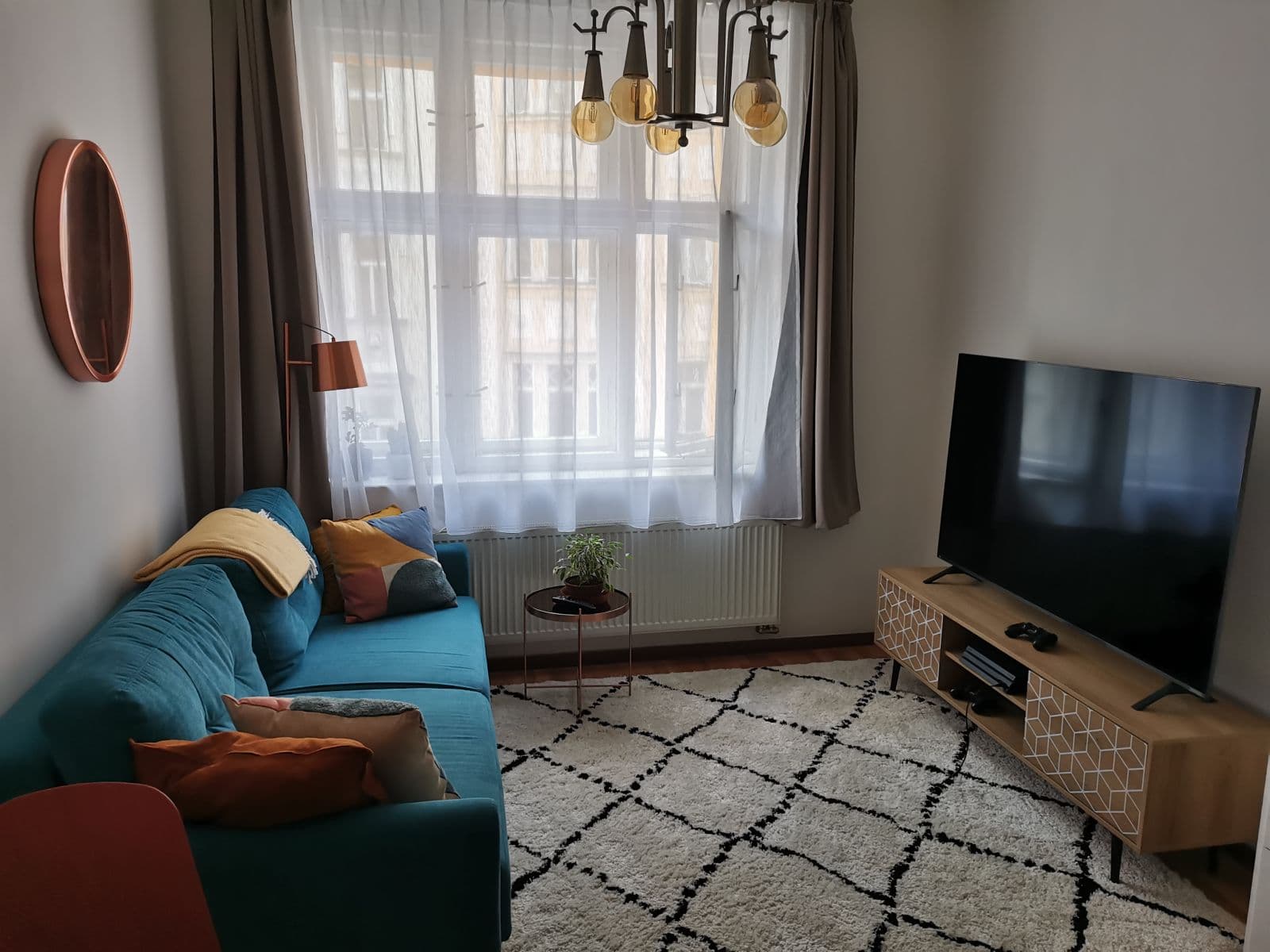 1 bedroom with open-plan kitchen flat to rent, 55 m², Polská, Prague, Prague 1 bedroom with open-plan kitchen flat to rent, 55 m², Polská, Prague, Prague