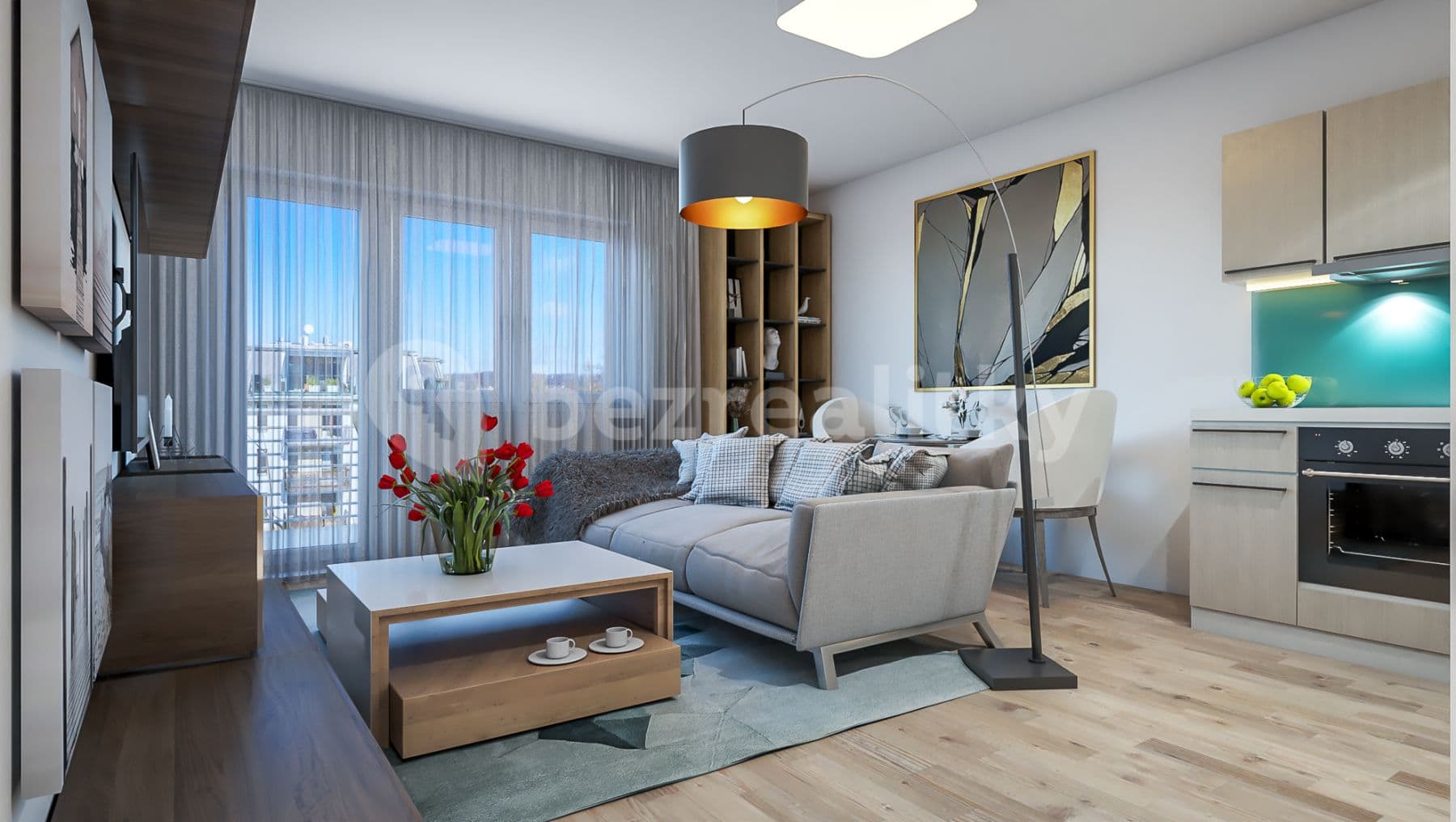 1 bedroom with open-plan kitchen flat for sale, 55 m², Prague, Prague
