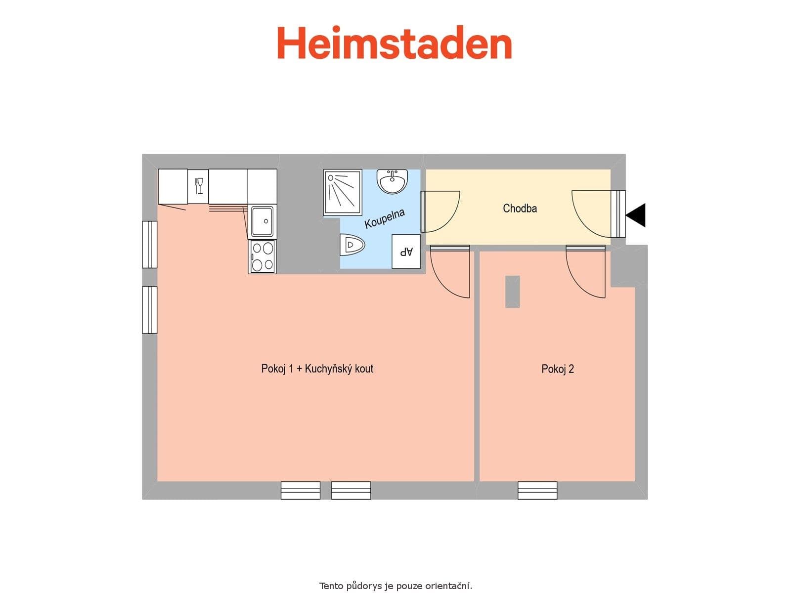 1 bedroom with open-plan kitchen flat to rent, 44 m², Komenského, Ostrava, Moravskoslezský Region 1 bedroom with open-plan kitchen flat to rent, 44 m², Komenského, Ostrava, Moravskoslezský Region