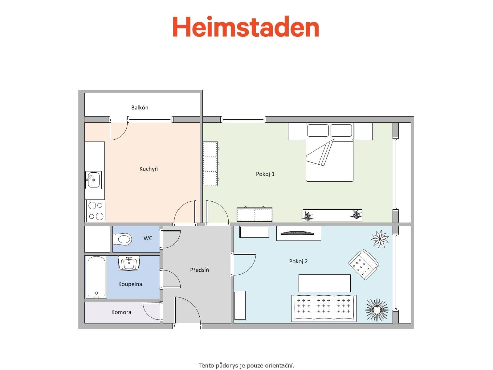 2 bedroom flat to rent, 62 m², Masarykova třída, Orlová, Moravskoslezský Region 2 bedroom flat to rent, 62 m², Masarykova třída, Orlová, Moravskoslezský Region