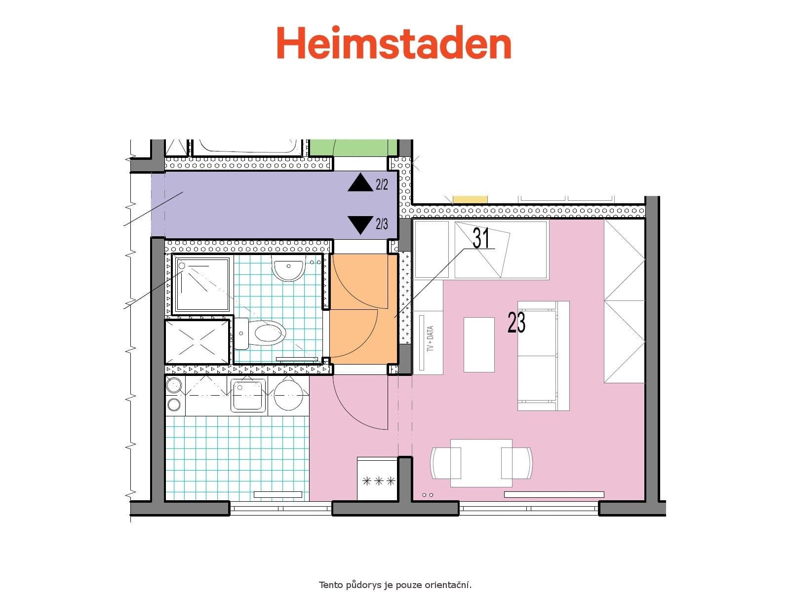 Studio flat to rent, 24 m², Kořenského, Karviná, Moravskoslezský Region Studio flat to rent, 24 m², Kořenského, Karviná, Moravskoslezský Region