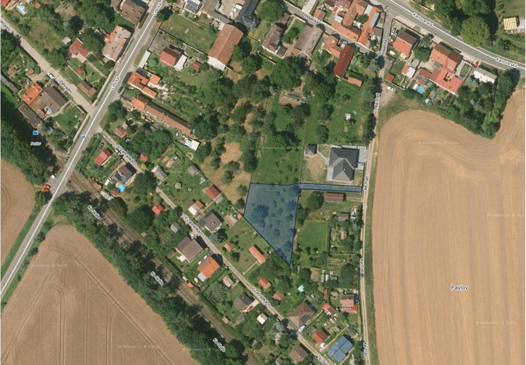 plot for sale, 1,165 m², Ke Trati, Pavlov, Středočeský Region plot for sale, 1,165 m², Ke Trati, Pavlov, Středočeský Region