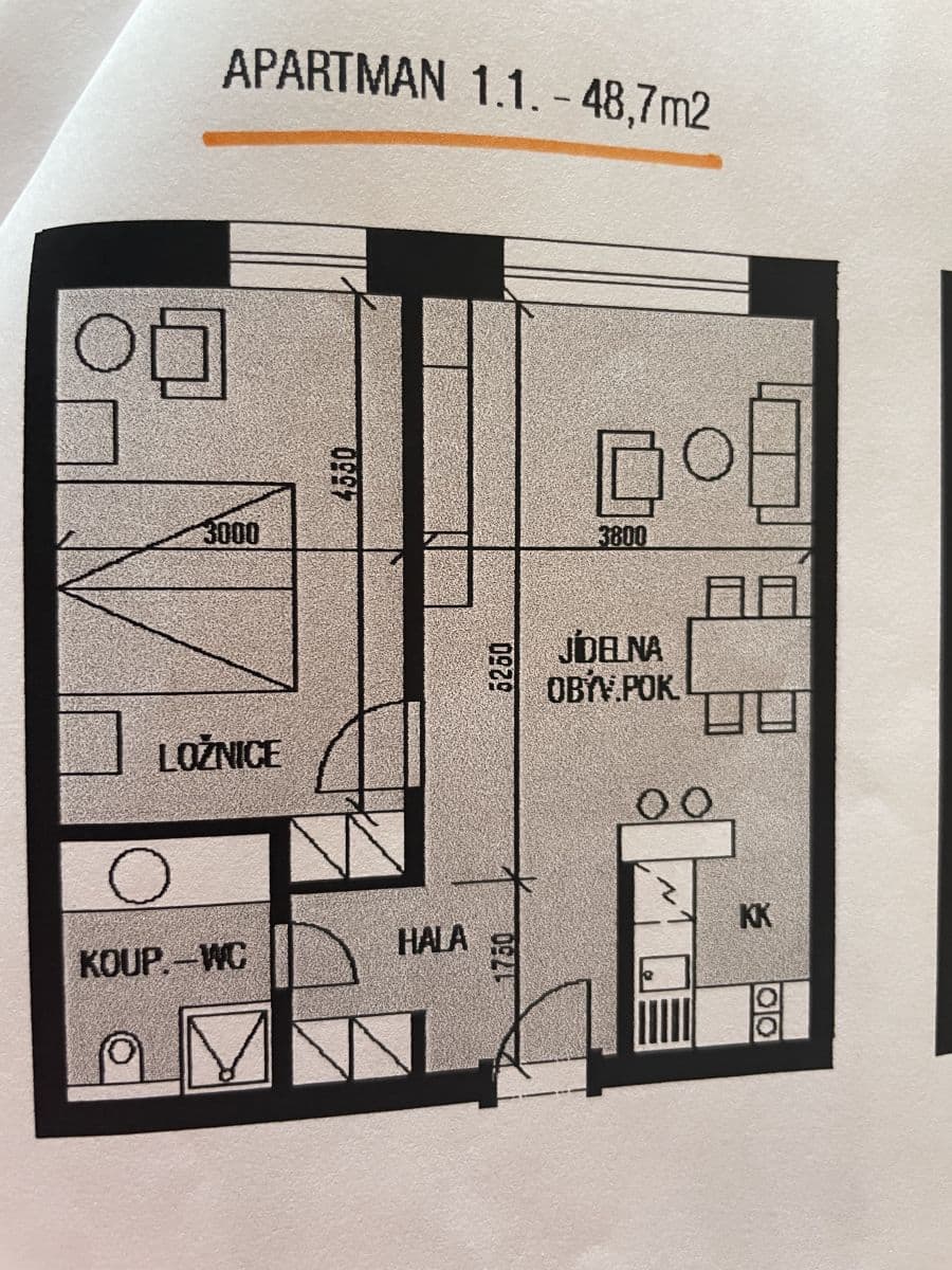 1 bedroom with open-plan kitchen flat for sale, 49 m², Rokytnice nad Jizerou, Liberecký Region 1 bedroom with open-plan kitchen flat for sale, 49 m², Rokytnice nad Jizerou, Liberecký Region