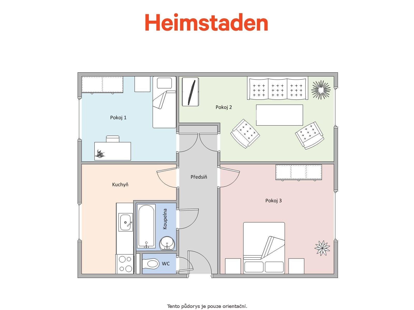 3 bedroom flat to rent, 72 m², Slovenská, Karviná, Moravskoslezský Region 3 bedroom flat to rent, 72 m², Slovenská, Karviná, Moravskoslezský Region