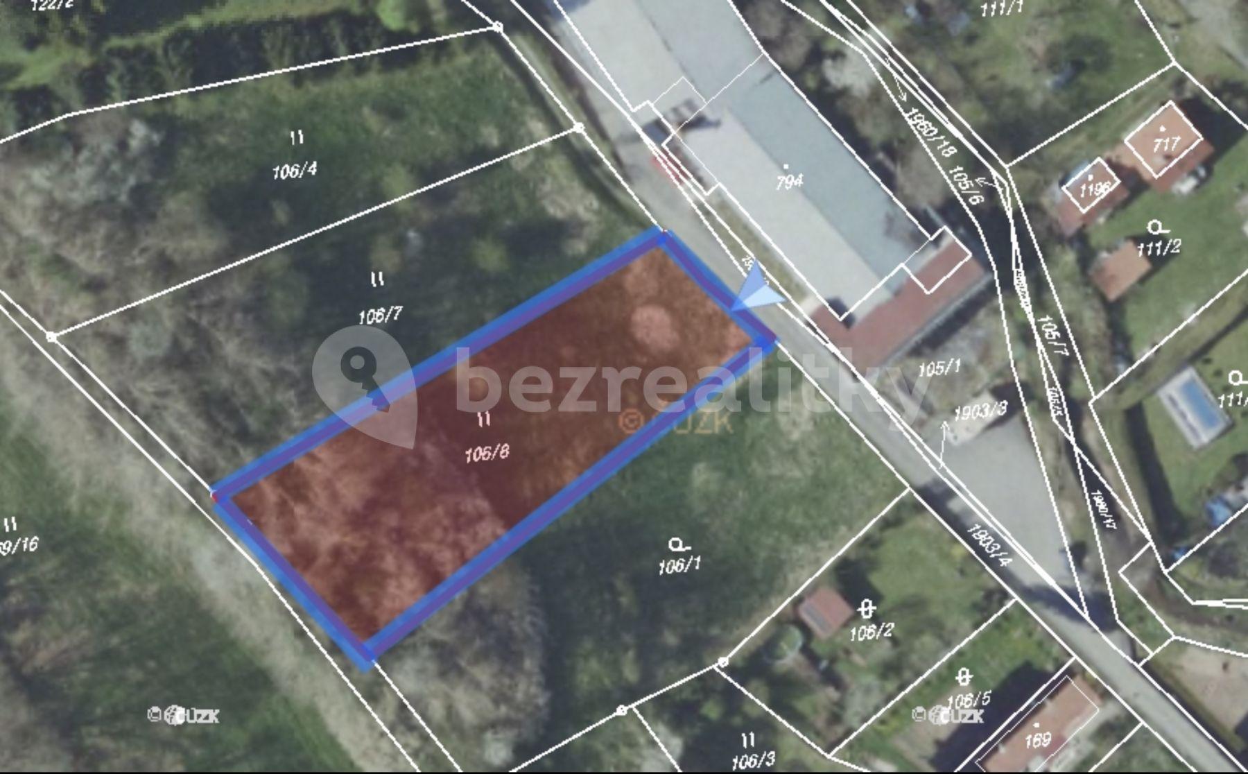 plot for sale, 1,587 m², Luční, Mirošovice, Středočeský Region