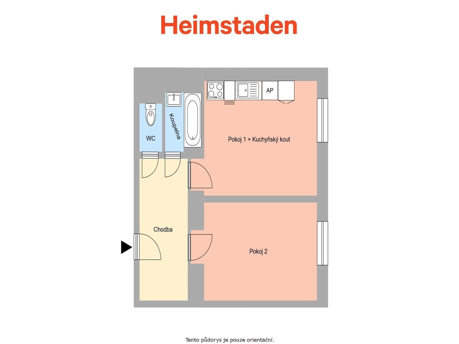 1 bedroom with open-plan kitchen flat to rent, 38 m², Hlavní třída, Ostrava, Moravskoslezský Region 1 bedroom with open-plan kitchen flat to rent, 38 m², Hlavní třída, Ostrava, Moravskoslezský Region