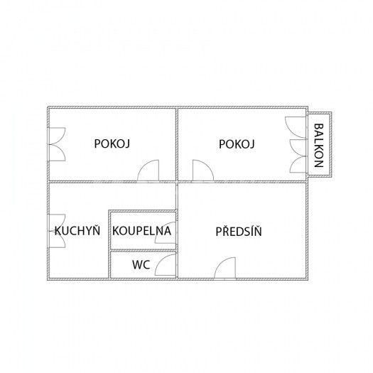 2 bedroom flat for sale, 56 m², Frenštát pod Radhoštěm, Moravskoslezský Region
