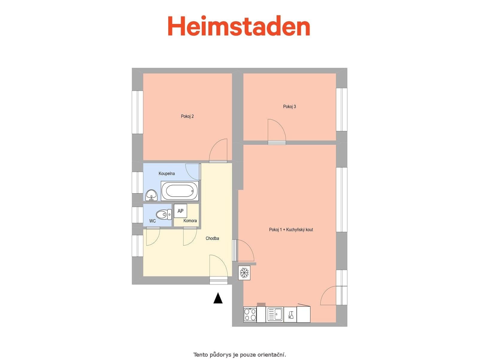 2 bedroom with open-plan kitchen flat to rent, 65 m², Kapitána Jasioka, Havířov, Moravskoslezský Region 2 bedroom with open-plan kitchen flat to rent, 65 m², Kapitána Jasioka, Havířov, Moravskoslezský Region