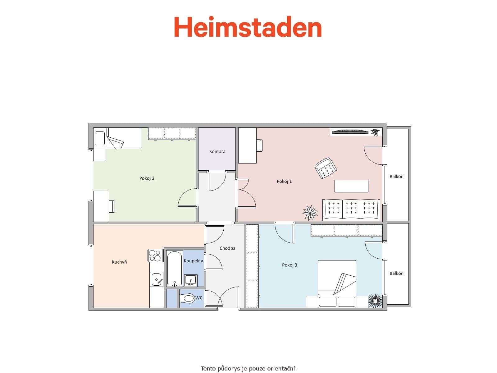 3 bedroom flat to rent, 69 m², K Hájku, Frýdek-Místek, Moravskoslezský Region 3 bedroom flat to rent, 69 m², K Hájku, Frýdek-Místek, Moravskoslezský Region