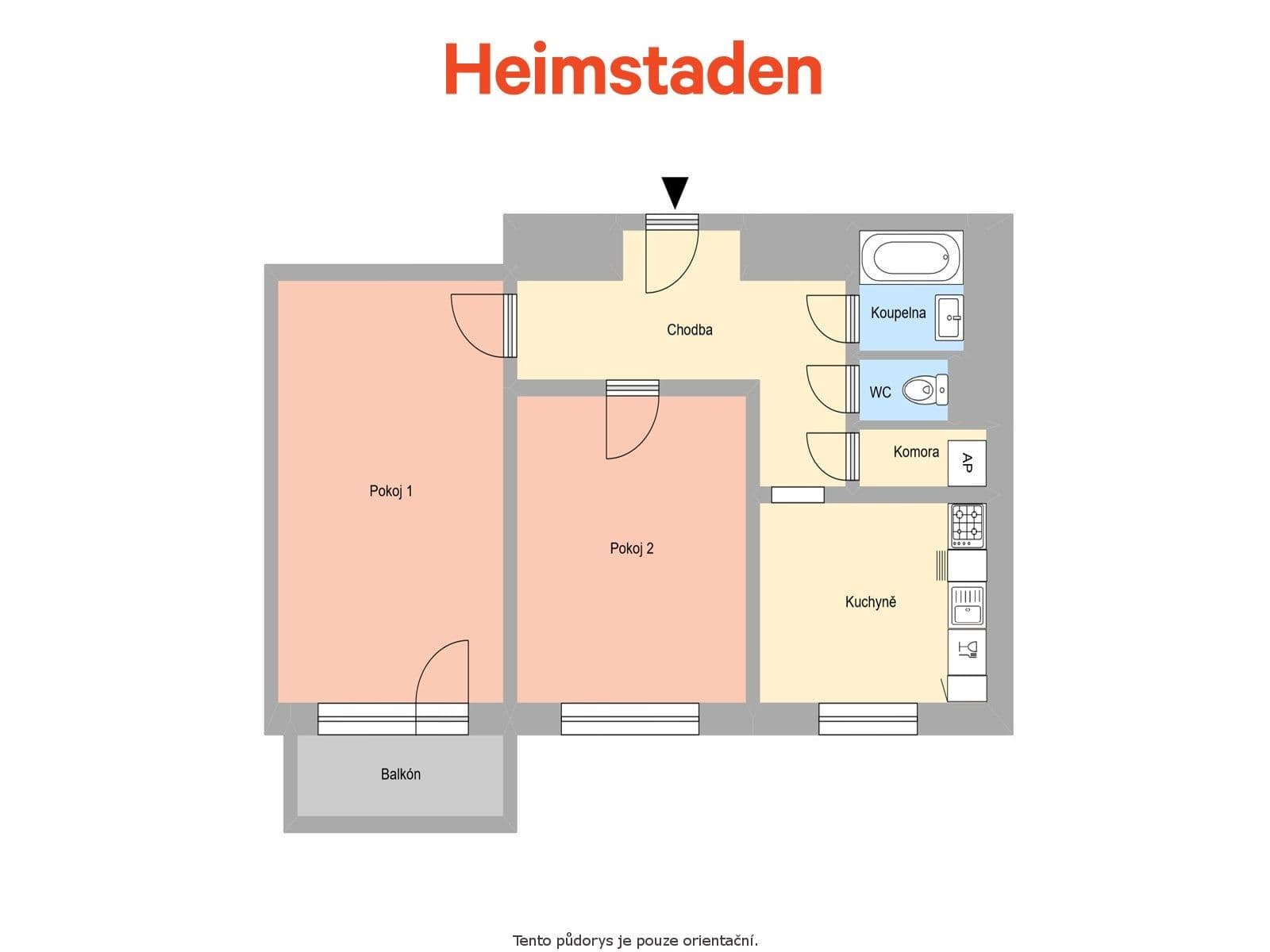 2 bedroom flat to rent, 57 m², Rossenbergových, Havířov, Moravskoslezský Region 2 bedroom flat to rent, 57 m², Rossenbergových, Havířov, Moravskoslezský Region
