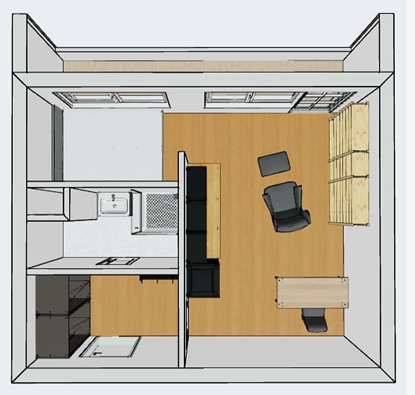 Studio flat to rent, 27 m², Českolipská, Prague, Prague Studio flat to rent, 27 m², Českolipská, Prague, Prague