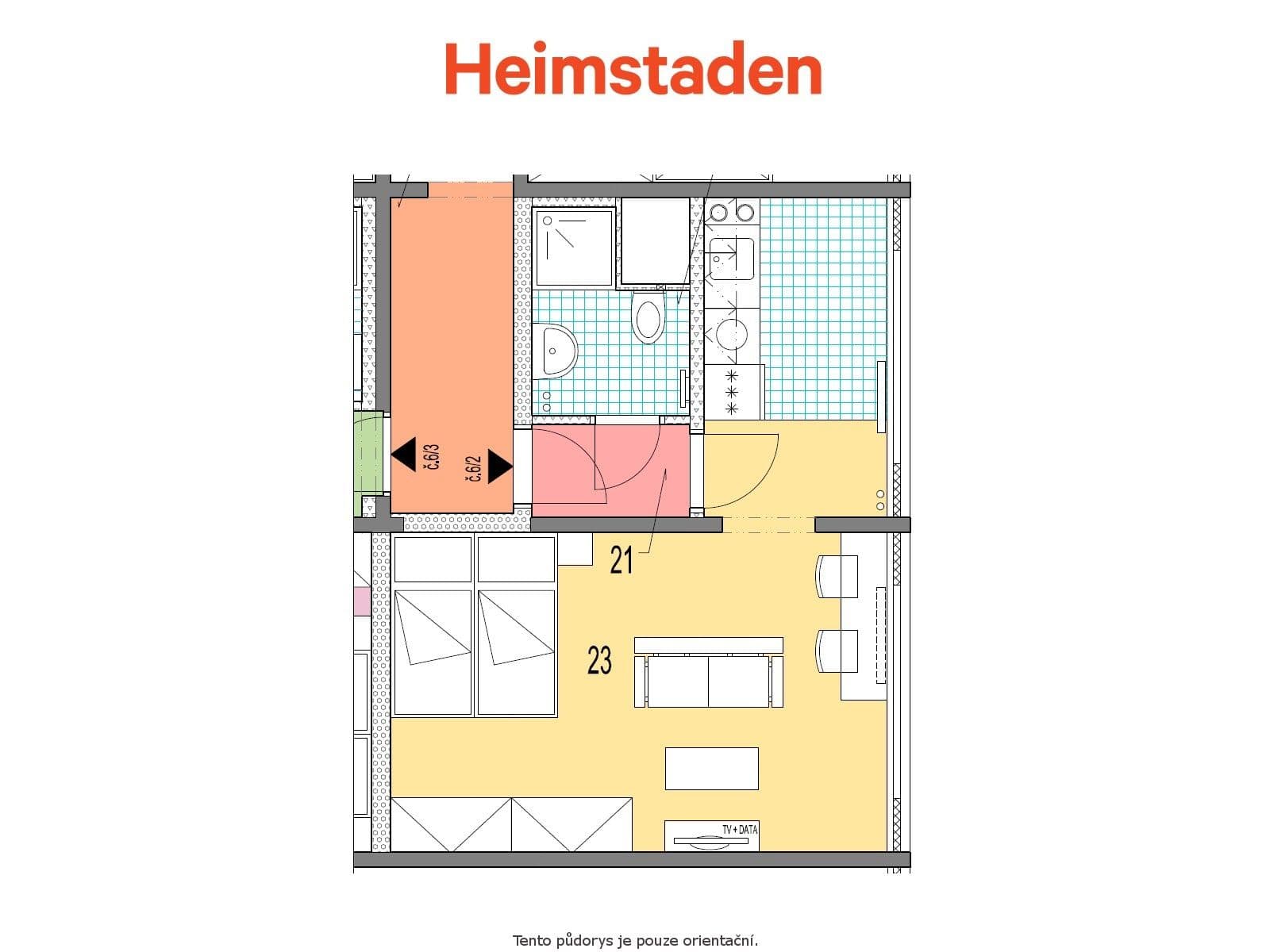 Studio flat to rent, 30 m², Slovenská, Karviná, Moravskoslezský Region Studio flat to rent, 30 m², Slovenská, Karviná, Moravskoslezský Region