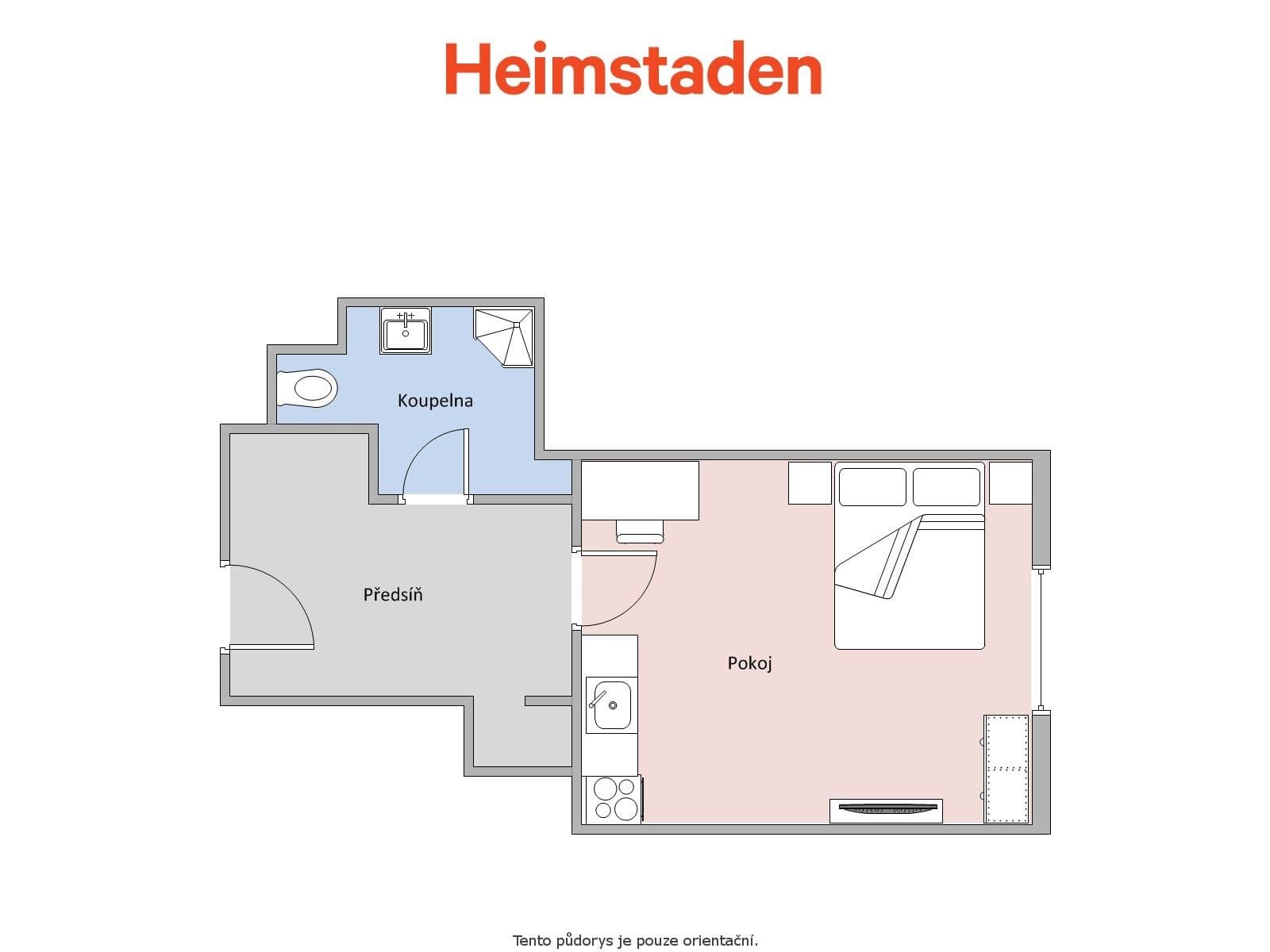 Studio flat to rent, 19 m², Československé armády, Havířov, Moravskoslezský Region Studio flat to rent, 19 m², Československé armády, Havířov, Moravskoslezský Region