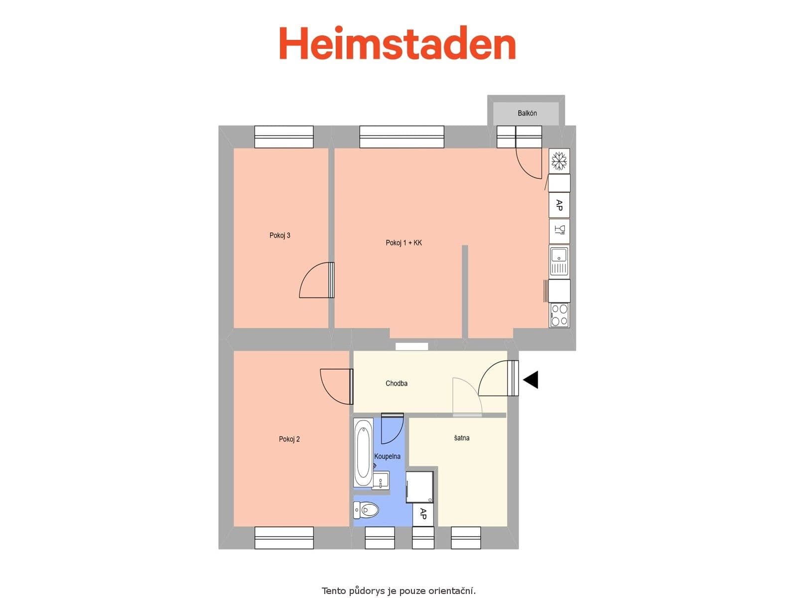 2 bedroom with open-plan kitchen flat to rent, 71 m², Dukelská, Havířov, Moravskoslezský Region 2 bedroom with open-plan kitchen flat to rent, 71 m², Dukelská, Havířov, Moravskoslezský Region