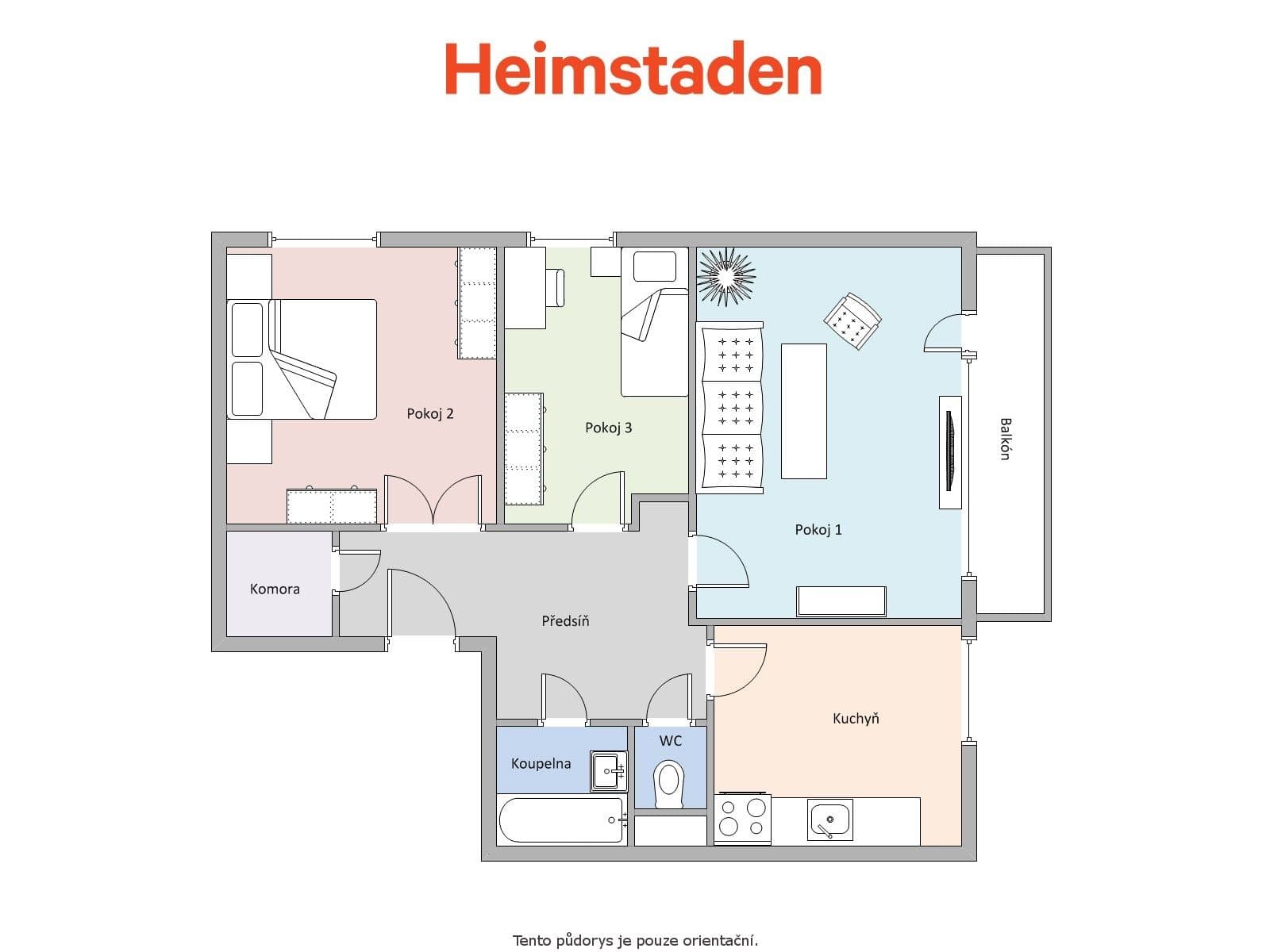 3 bedroom flat to rent, 69 m², V. K. Klicpery, Havířov, Moravskoslezský Region 3 bedroom flat to rent, 69 m², V. K. Klicpery, Havířov, Moravskoslezský Region