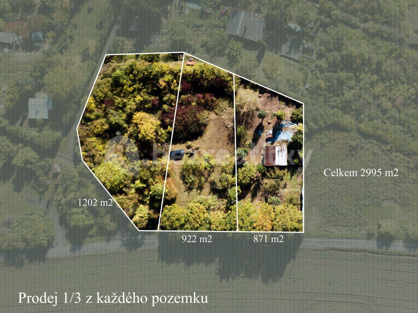 plot for sale, 998 m², Hoštka, Ústecký Region