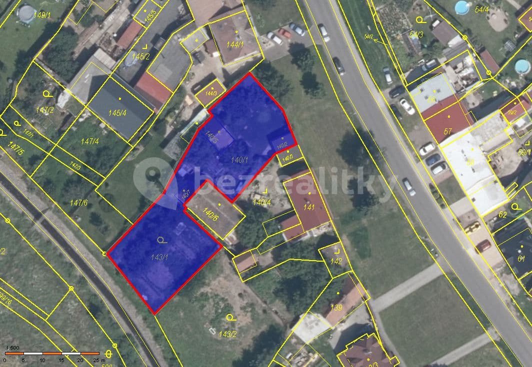plot for sale, 1,151 m², Droužkovice, Ústecký Region