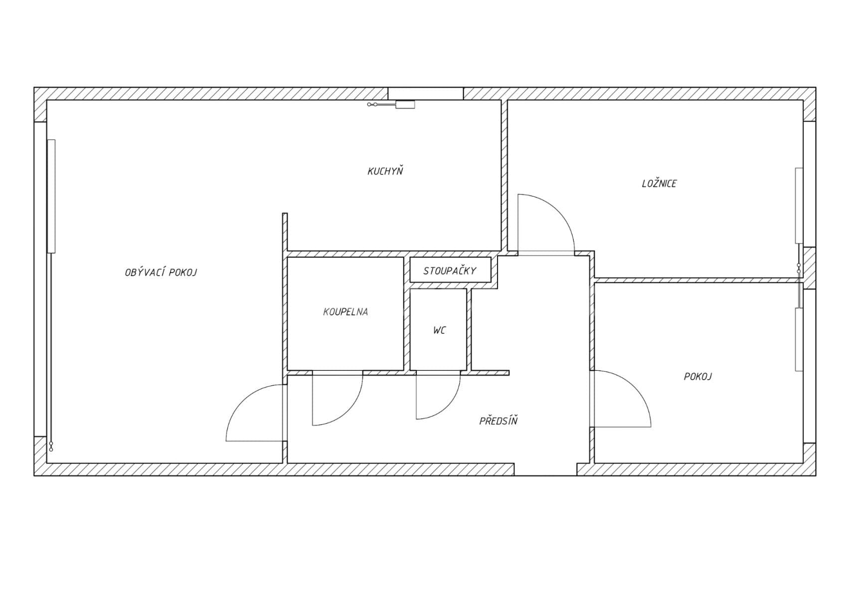 2 bedroom with open-plan kitchen flat to rent, 69 m², Bítovská, Prague, Prague 2 bedroom with open-plan kitchen flat to rent, 69 m², Bítovská, Prague, Prague