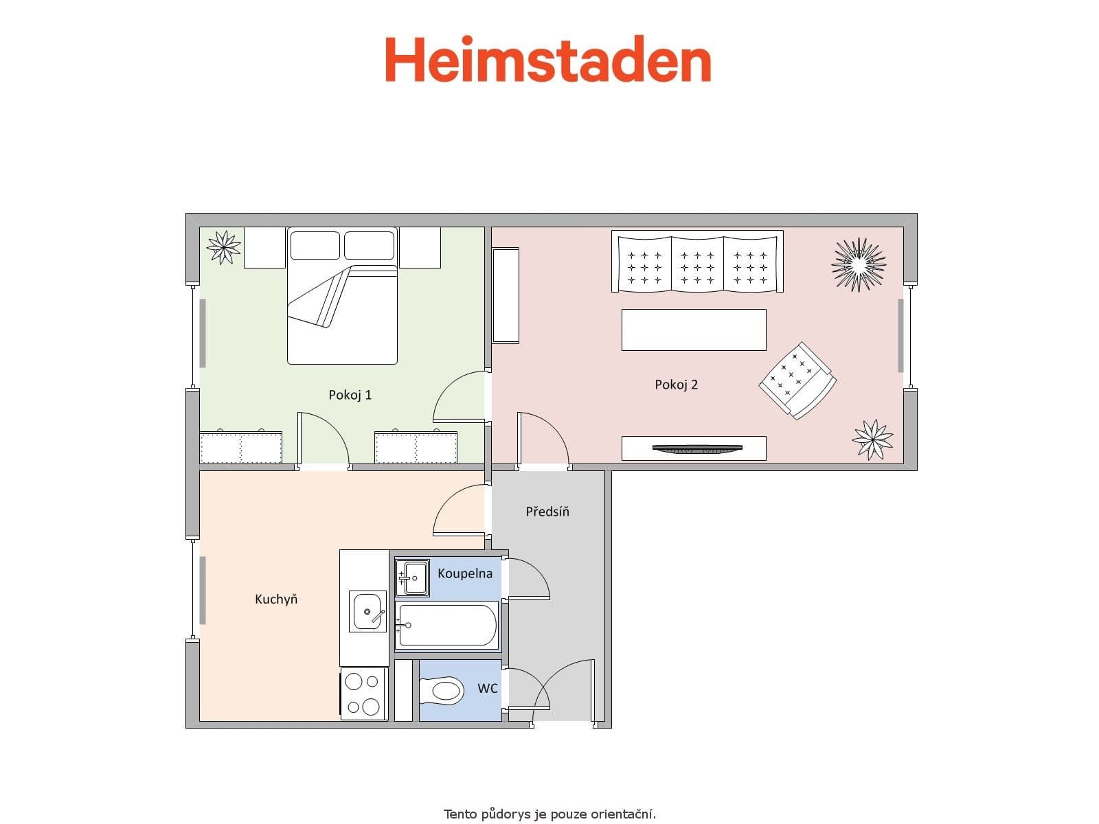 2 bedroom flat to rent, 51 m², Národní třída, Havířov, Moravskoslezský Region 2 bedroom flat to rent, 51 m², Národní třída, Havířov, Moravskoslezský Region